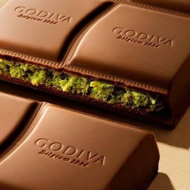 GODIVA SIGNATURE BAR PISTACHIO & CARAMEL 60G