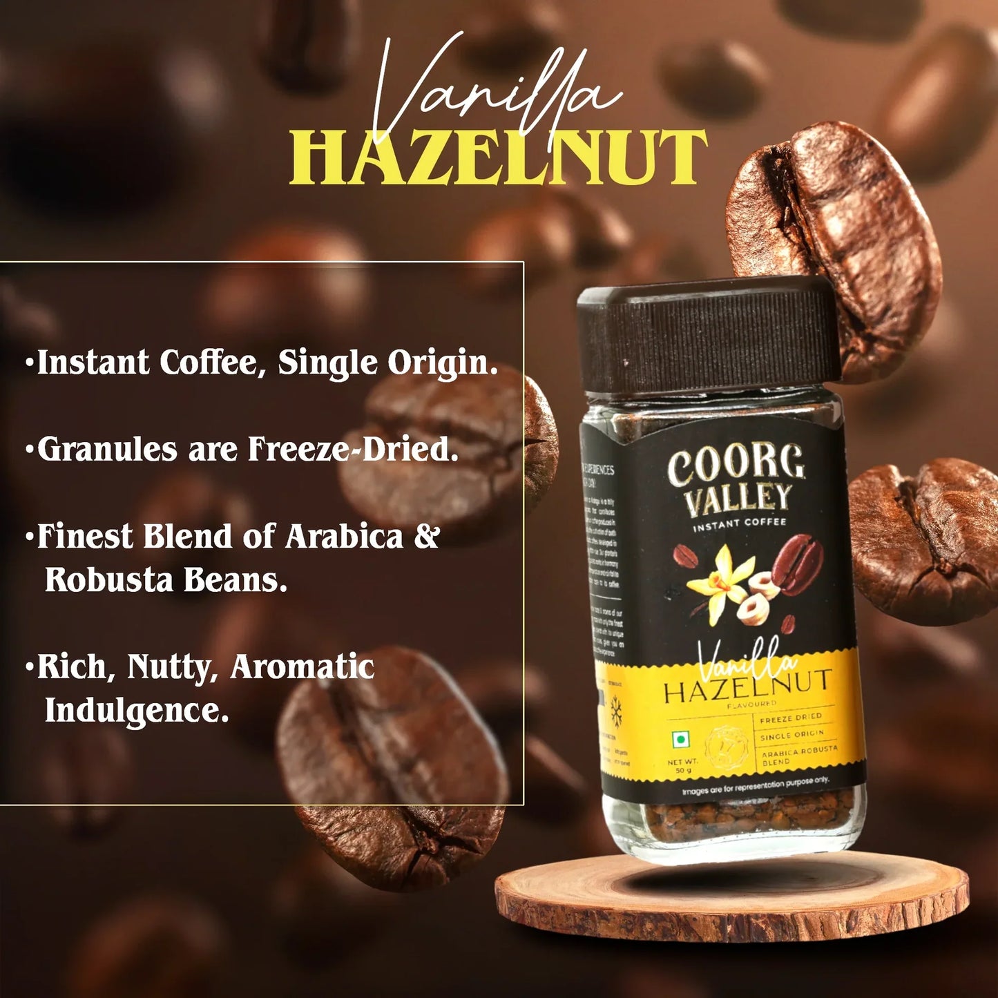 Coorg valley Coffee hazelnut