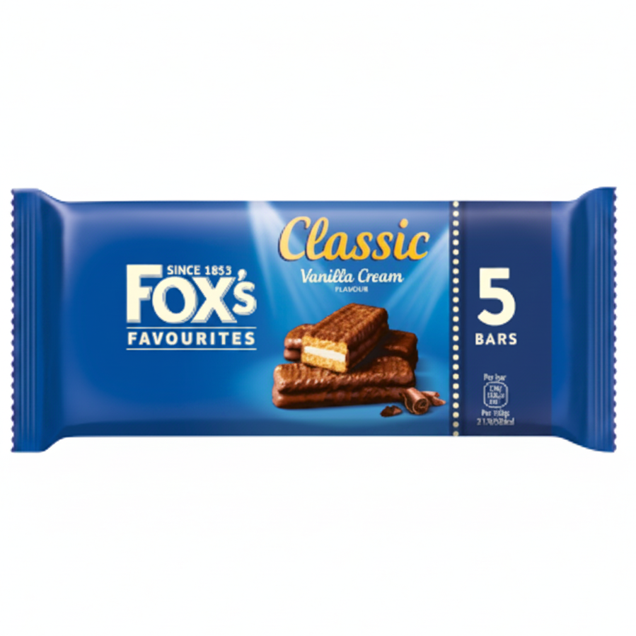 Fox Classic Vanilla Biscuit 125G
