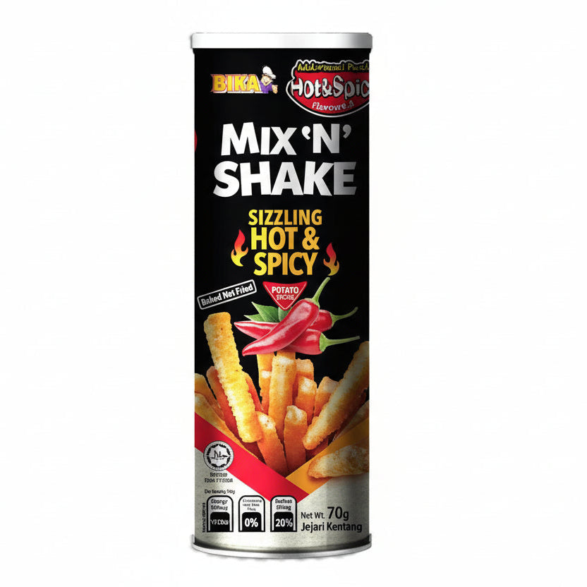 Bika Hot n Spicy Baked Potato Sticks 70G