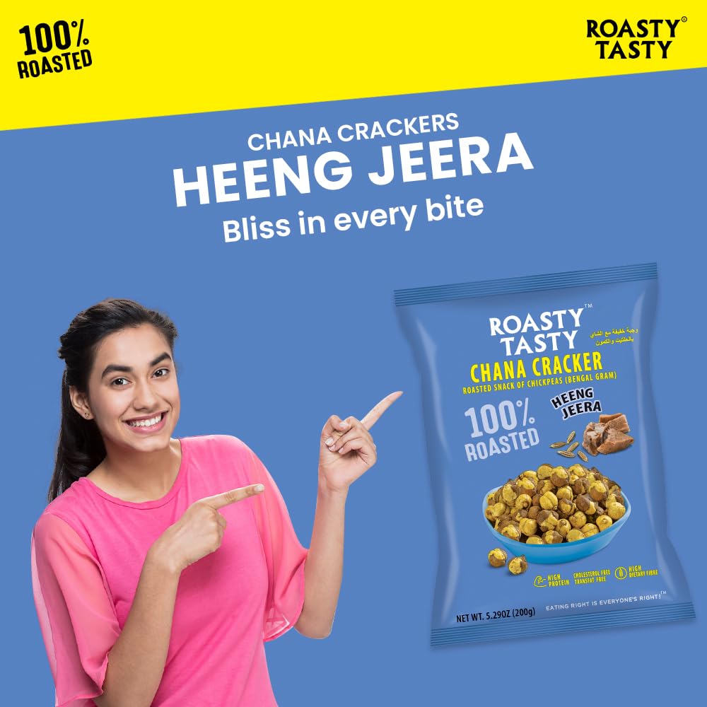 Roasty Tasty Chana Cracker Heeng Jeera 150g