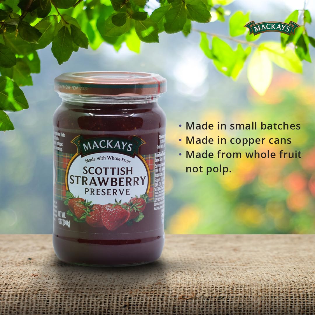 Mackays Scottish Strawberry 340gm