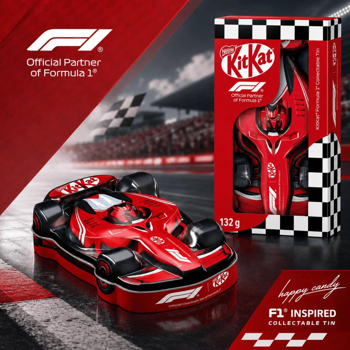Kitkat F1 Tin 132G