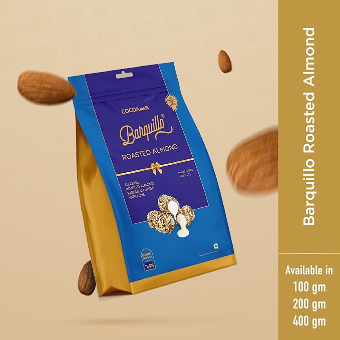 COCOA MELTS BARQUILLO ROASTED ALMONDS