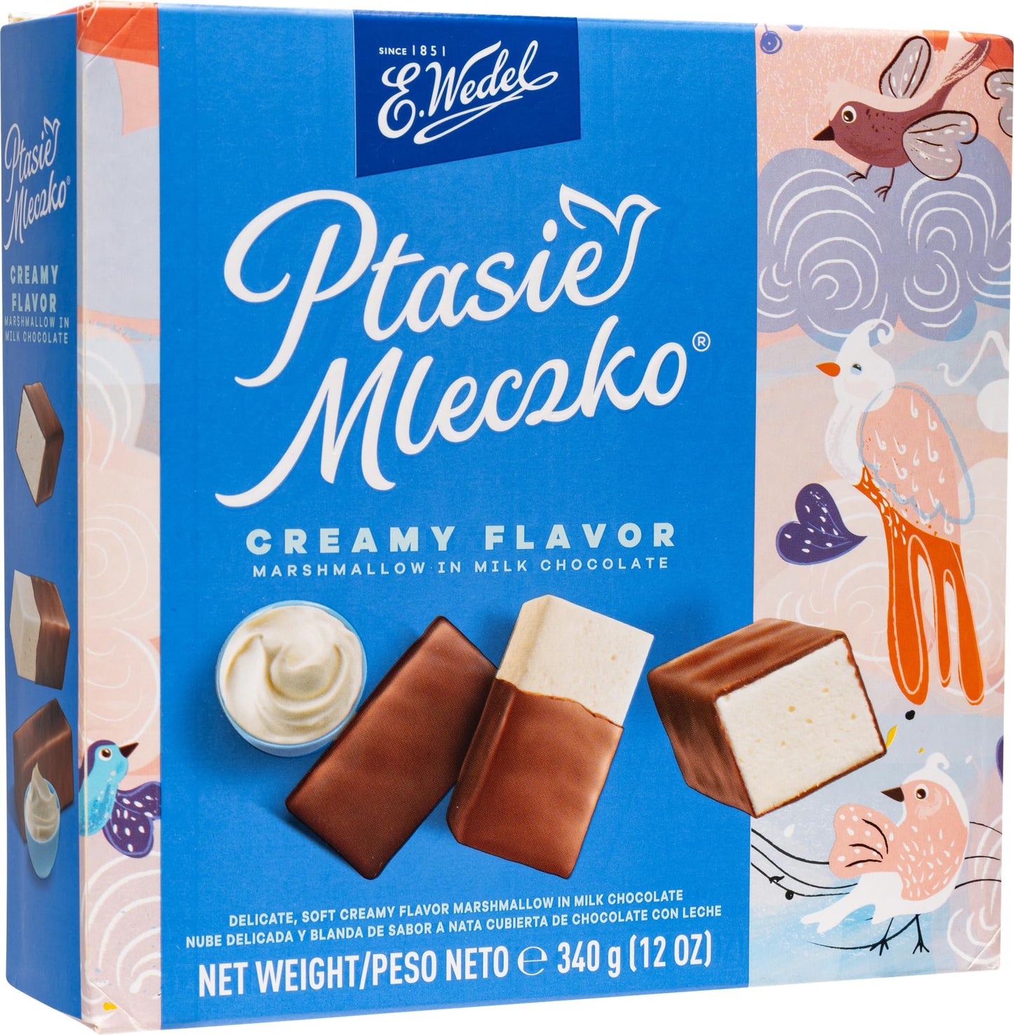 E WEDEL PTASIE MLECSKO CHOCOLATE 340GM