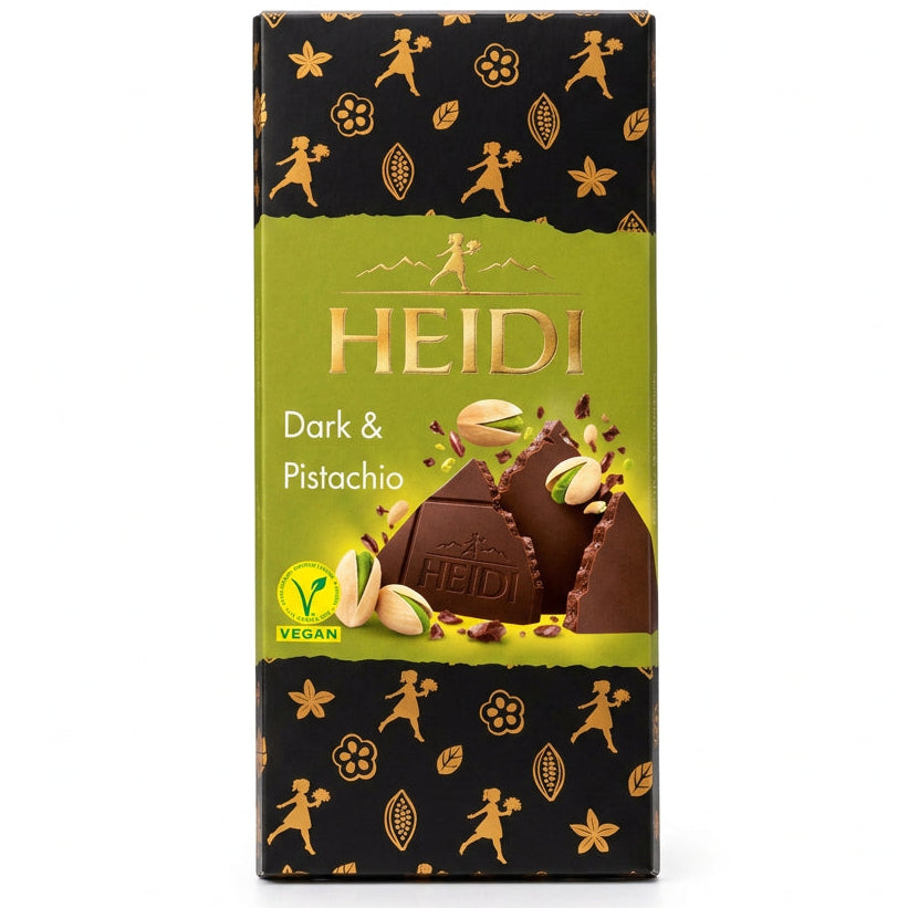 HEIDI DARK & PISTACHIO 80Gm