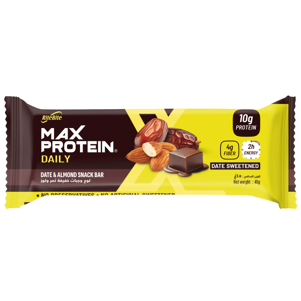Max Protein Date & Almond Bar 45G