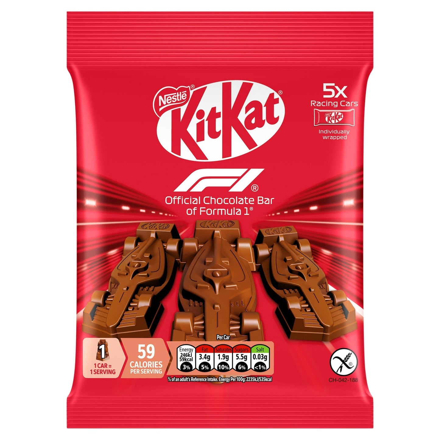 Kitkat F1 car Chocolate 5 pcs Pack 55gms