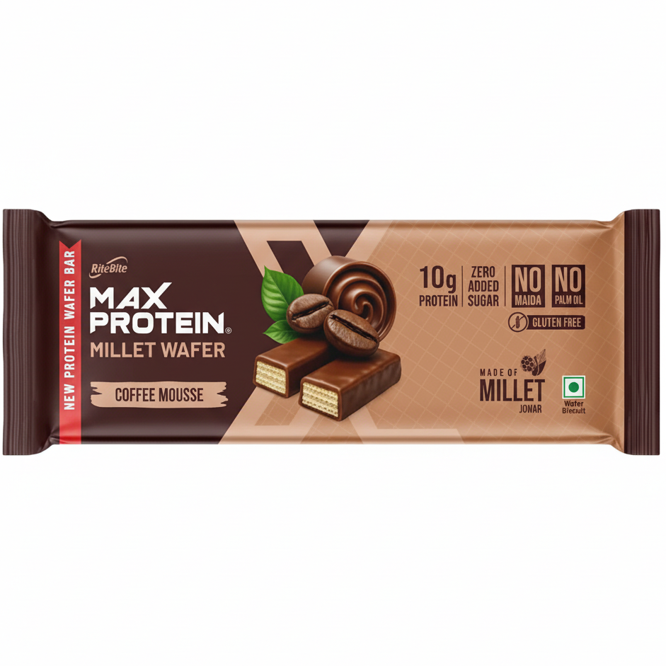 Max Protien Millet Wafer Coffee Mousse 40G