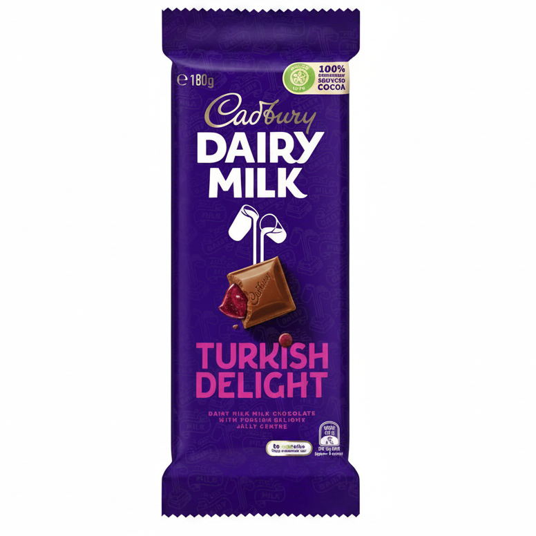 Cadbury Dairy Milk Turkish Delight 180G