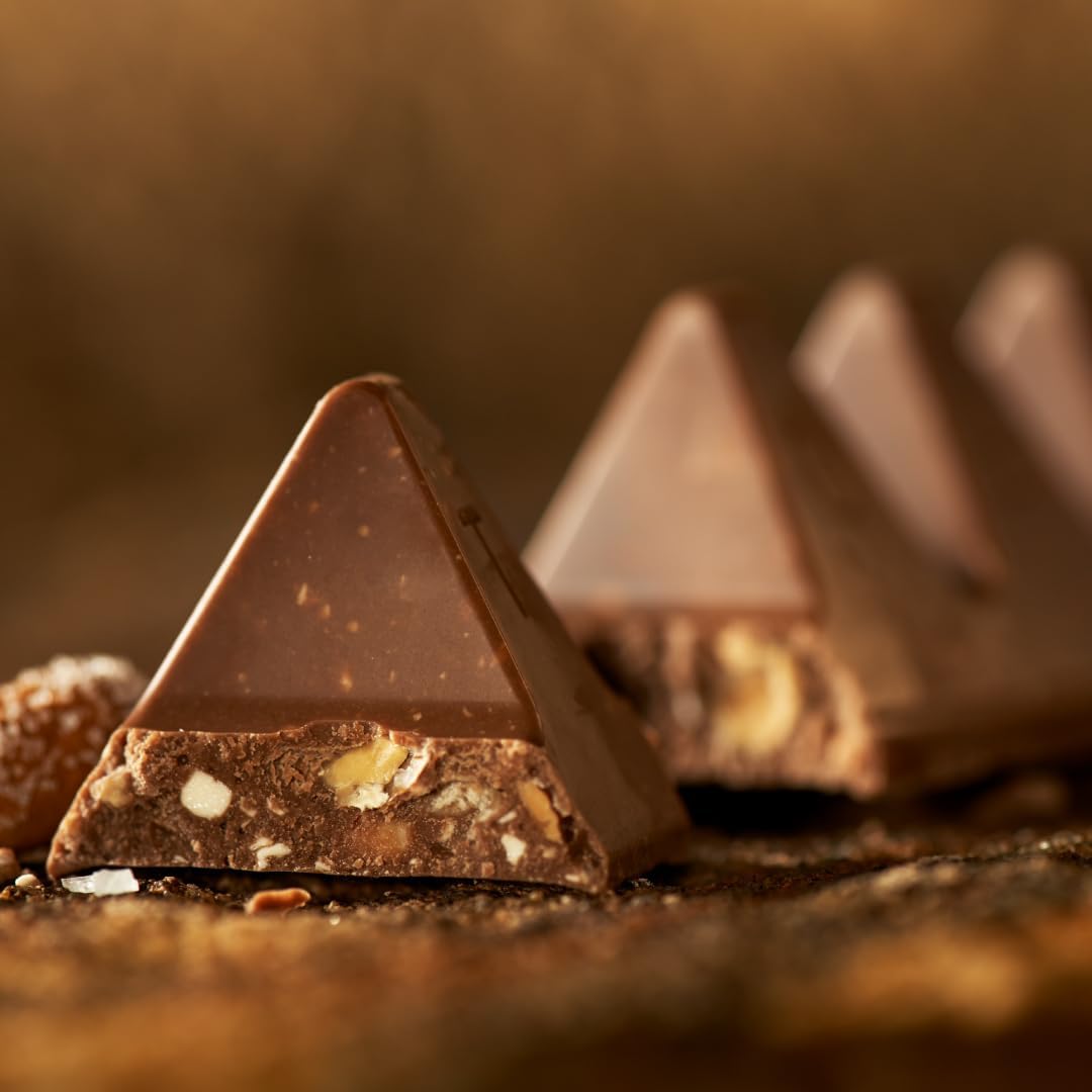 Toblerones Tiny Milk Chocolate with Honey, Almond Nougat, 15 Pieces, 120g