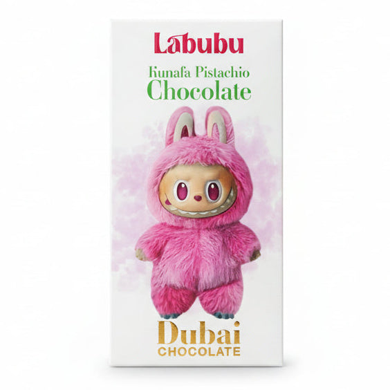 LABUBU DUBAI CHOC KUNAFA PISTACHIO BAR 100G