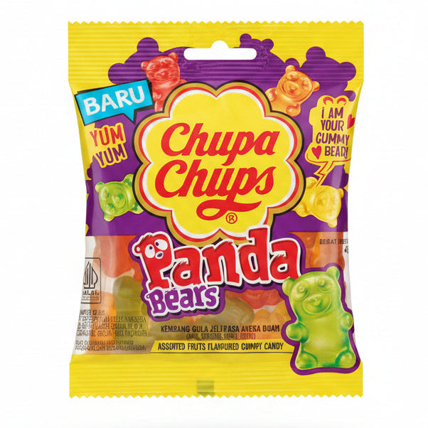 Chupa Chups Panda Gummy Bears 45G