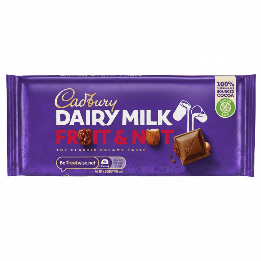 Cadbury Dairy Milk Fruit & Nut 110G
