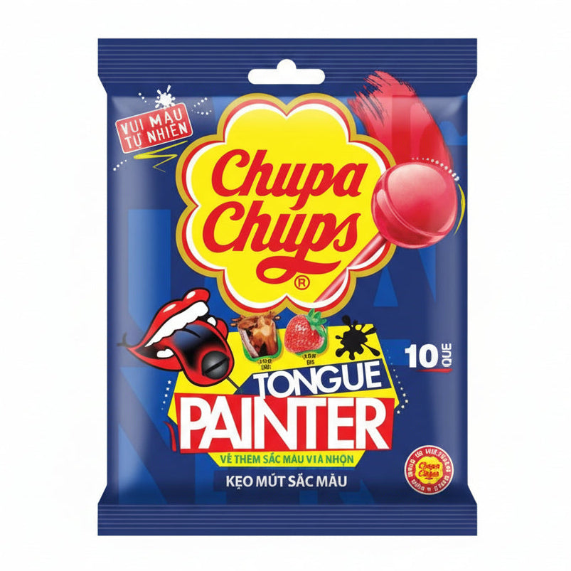CHUPA CHUPS TONGUE PAINTER LOLIPOP PKT 93