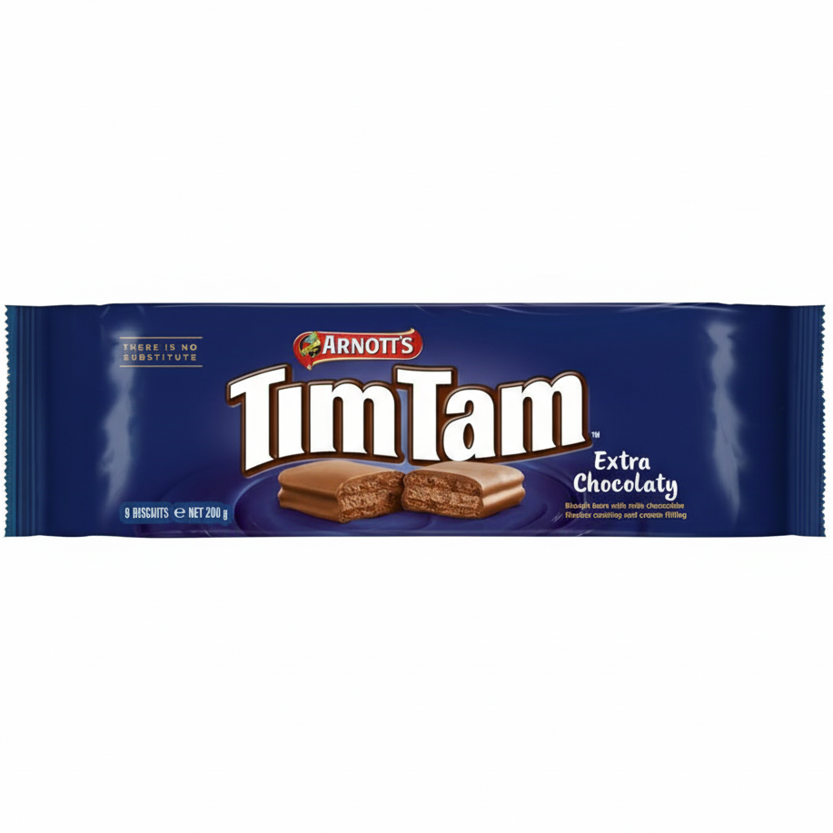 ARNOTTS TIM TAM 200GM EXTRA CHOCOLATY