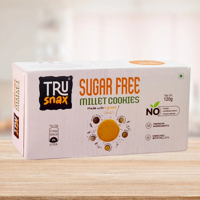 Trusnax Sugar free millet cookies 120g