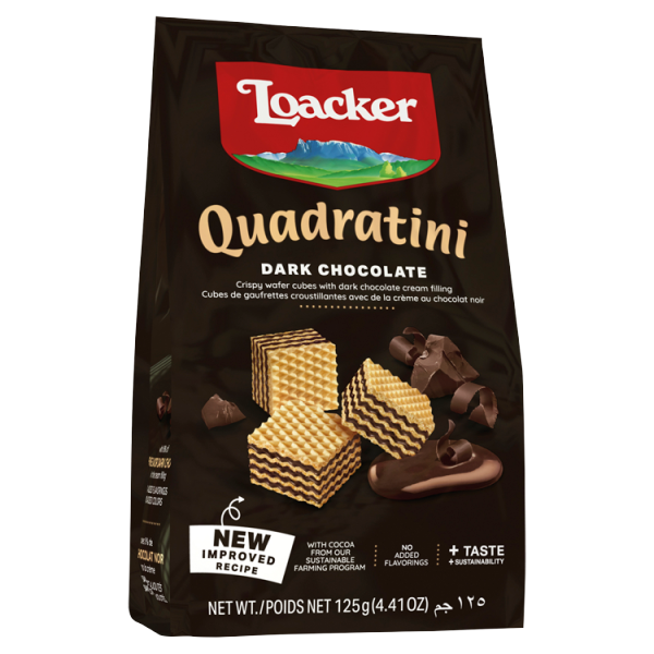 Loacker Quadratini Dark chocolate 125G