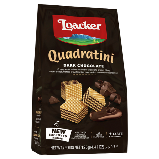 Loacker Quadratini Dark chocolate 125G