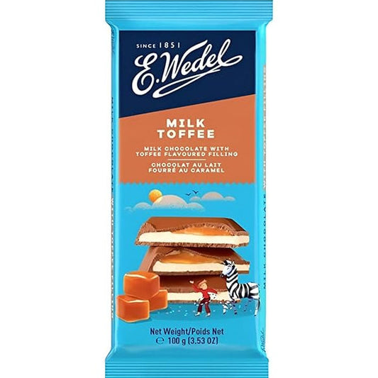 Ewdel Milk Toffee Chocolate 100g
