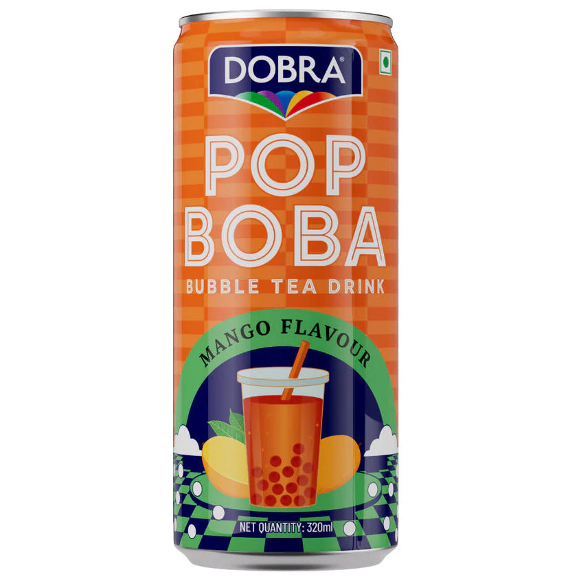 Dobra Pop Boba Bubble Tea Mango