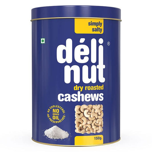 DELINUT SIMPLY SALTY CASHEWS 150G