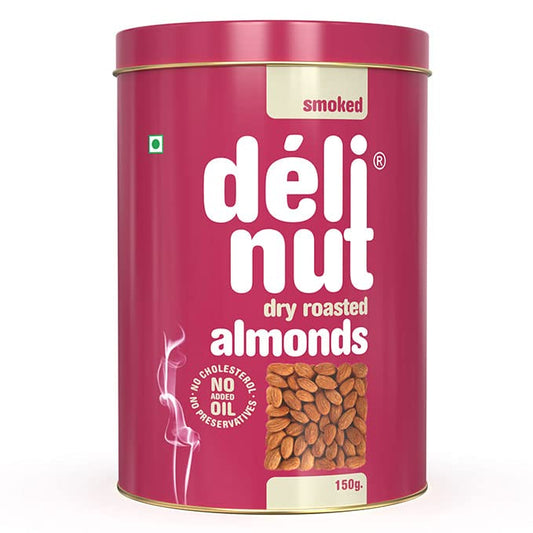 DELINUT SMOKED ALMONDS 150G