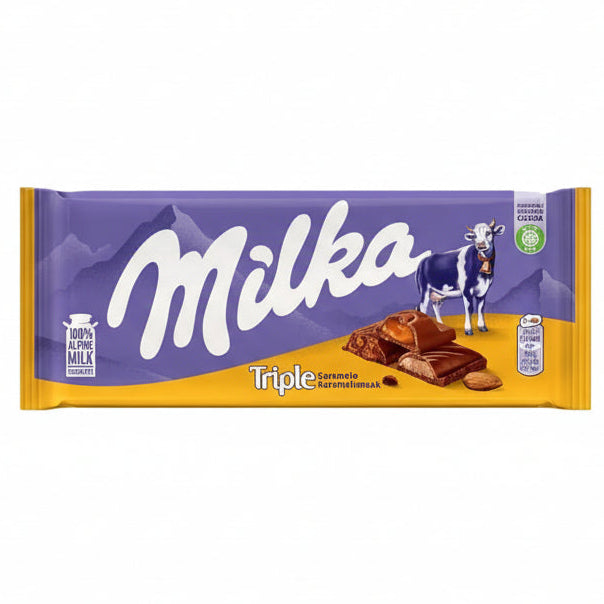 Milka Triple Caramel 90g