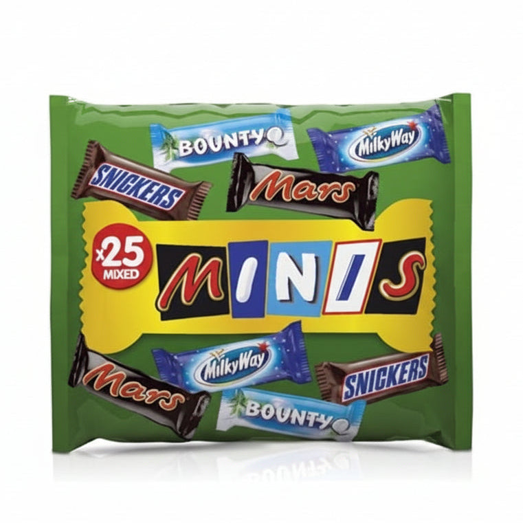 Minis 500G(Mix of Snickers,Bounty,Milkyway,Mars)