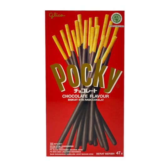 GLICO POCKY CHOCOLATE FLAVOUR STICKS 47G