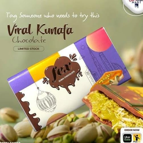 FEX KUNAFA DUBAI CHOCOLATE BAR 200GM