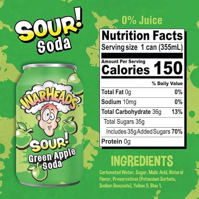 Warheads Sour Green Apple