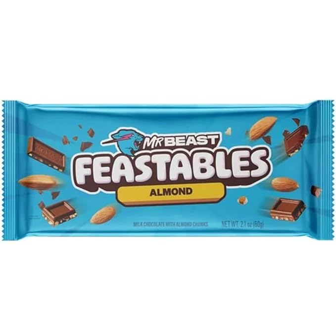 MR Beast Feastables Milk chocolate with almond