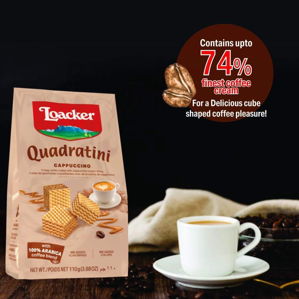 Loacker Quadratini Cappucino 125G