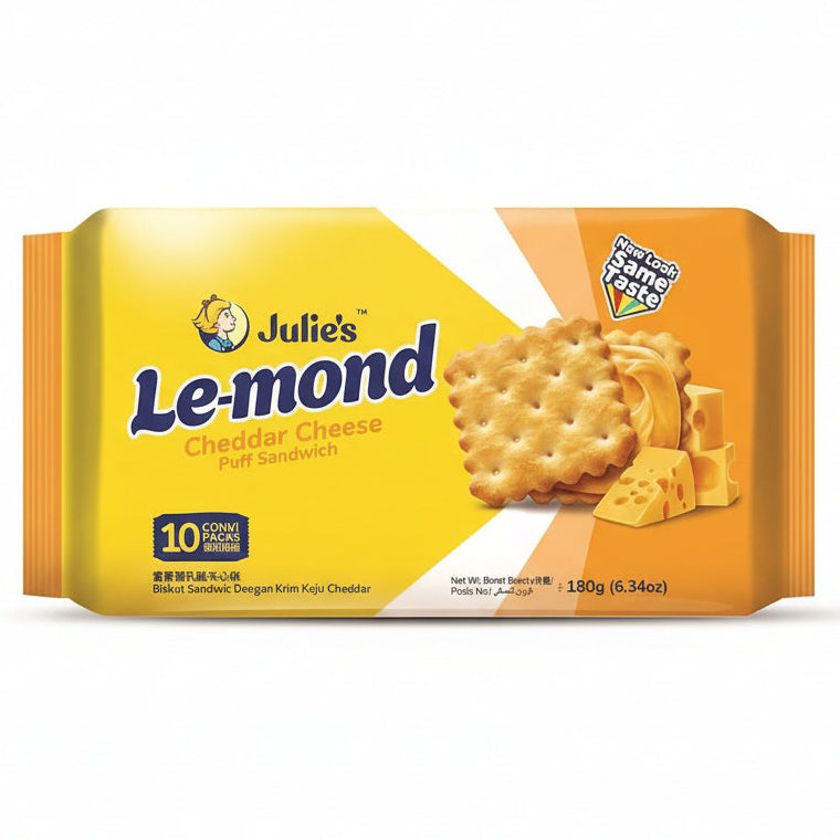 Julies Lemon cheddar 180g