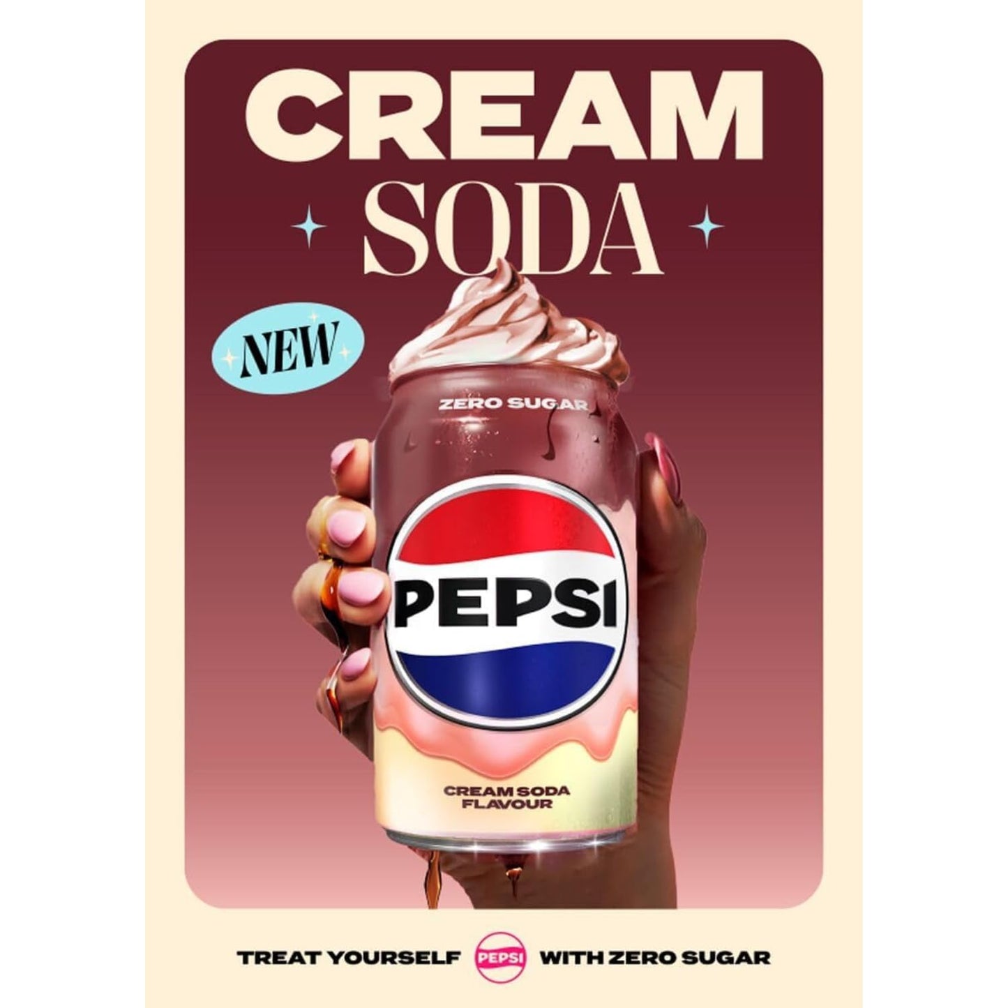 Pepsi Cream Soda Zero Sugar