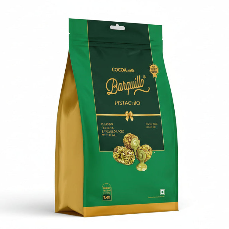 COCOA MELTS BARQUILLO PISTACHIO