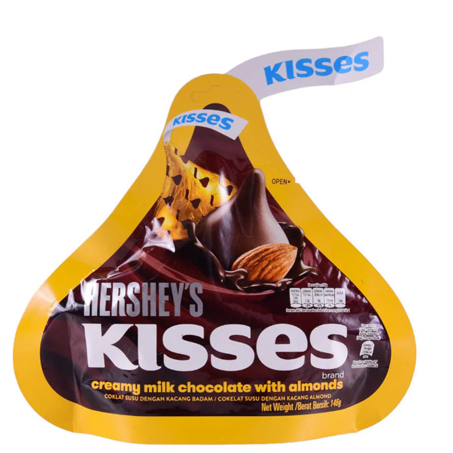 Hersheys Kisses Milk Chocolate Almonds 146G