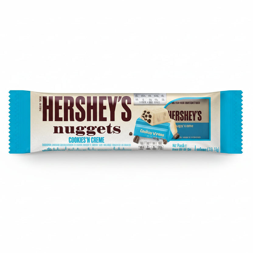 Hersheys Nuggets Cookies and Cream Bar 28Gms