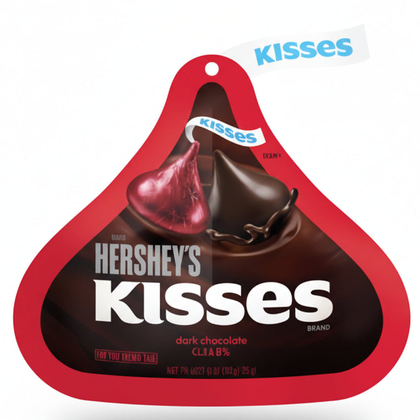 HERSHEYS KISSES DARK CHOCOLATE PACKET 146G