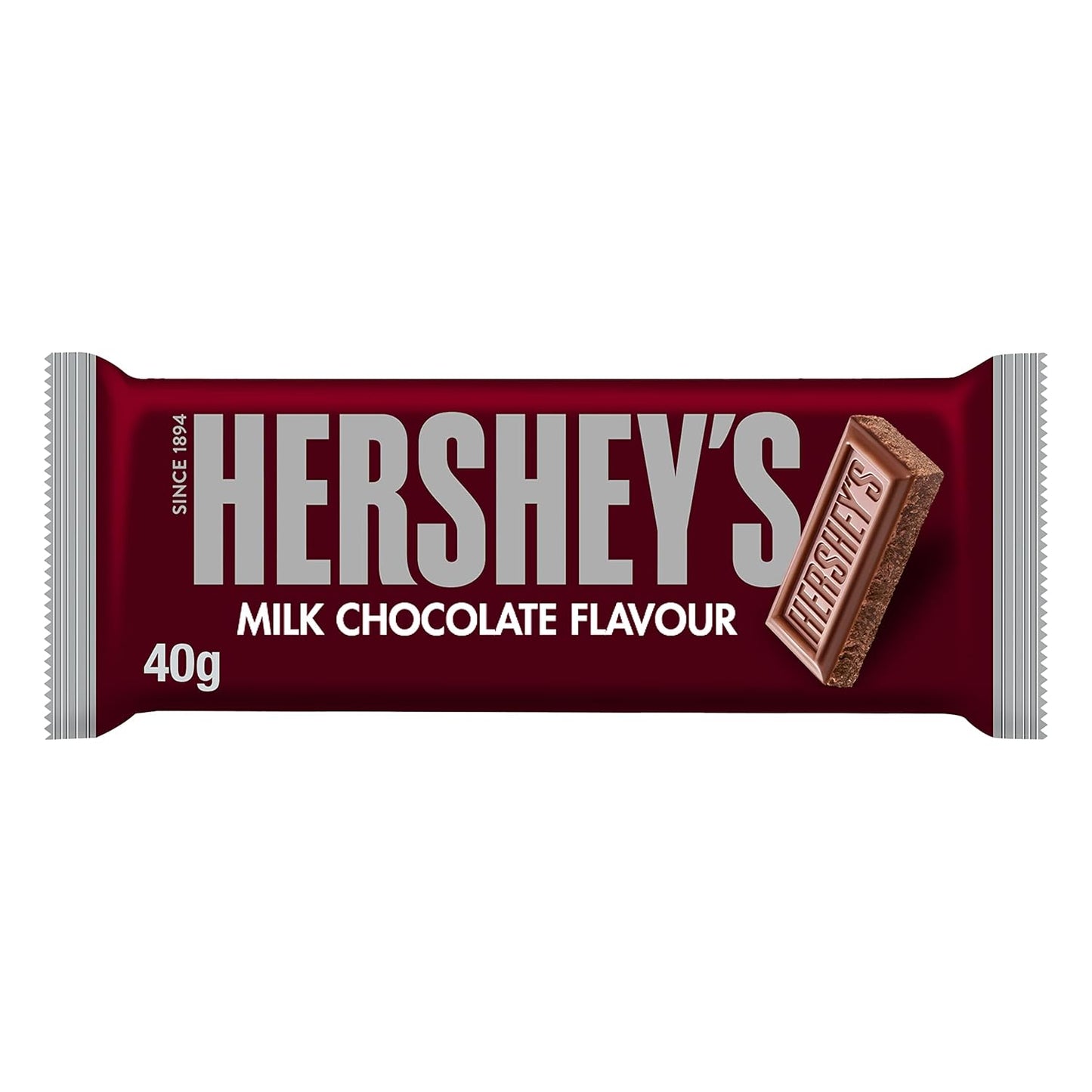 HERSHEYS MILK CHOCOLATE BAR 40G