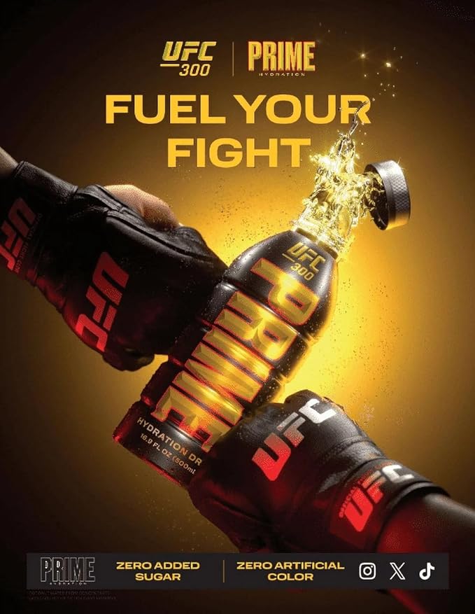 PRIME UFC 300 BLACK 500ML