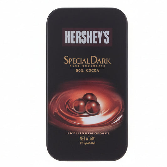 HERSHEYS DROP TIN SPECIAL DARK 50GM