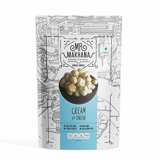 Mr Makhana Cream Onion 55G