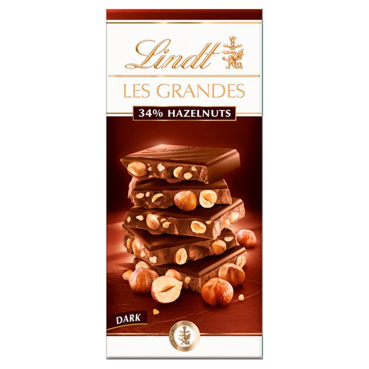 Lindt Les Grand Hazelnut Dark 150G