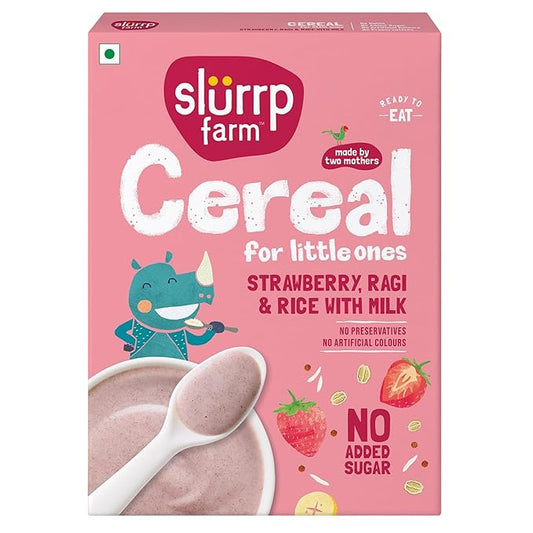 Slurrp farm Cereal Strawberry ragi rice mix