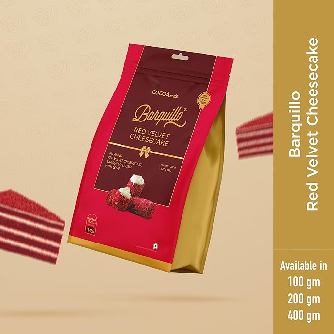 COCOA MELTS BARQUILLO RED VELVET CHEESE CAKE