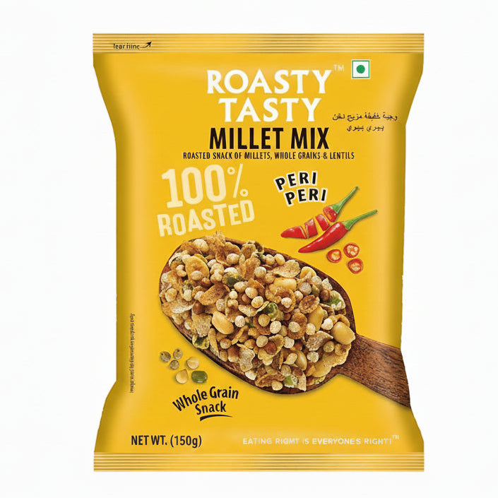 Roasty Tasty Millet Mixture Peri Peri 150G