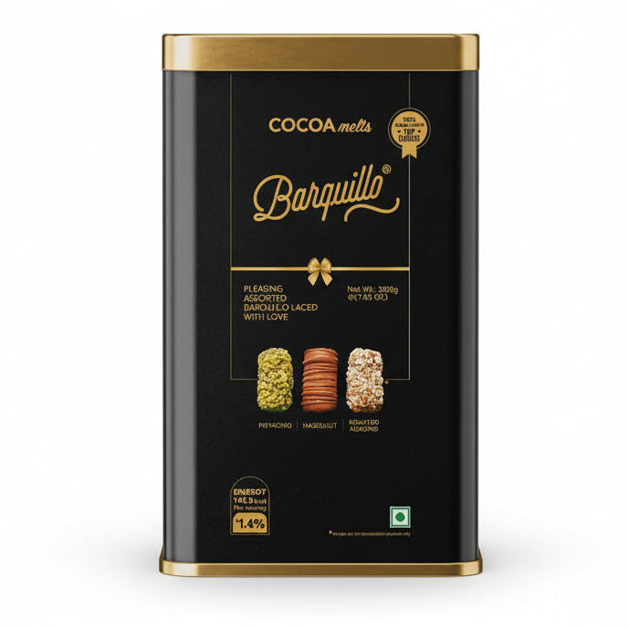 COCOA MELTS BARQUILLO ASSORTED TIN