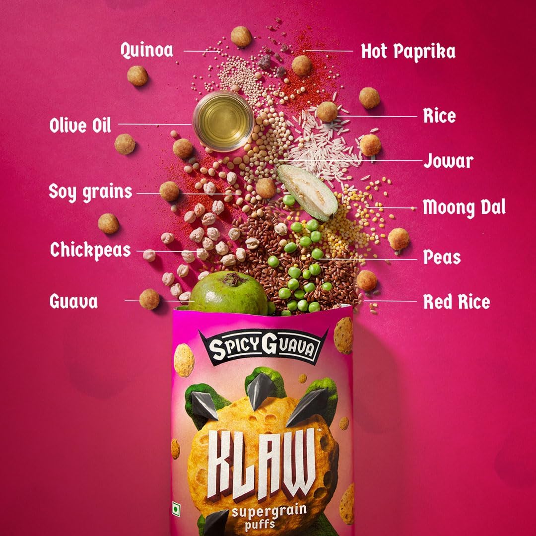 Klaw Puffs Spicy guava